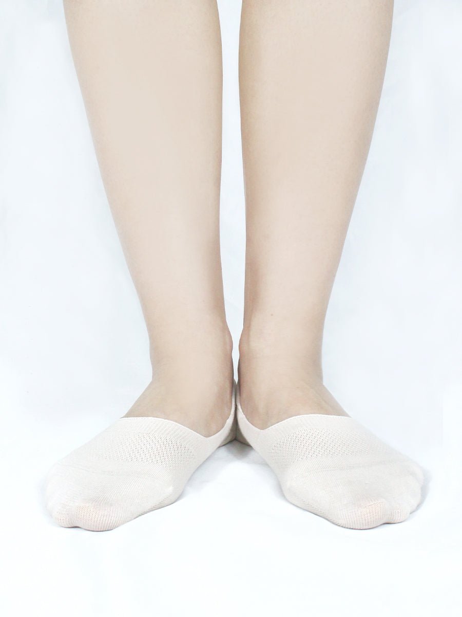 Bundle-4 Pairs (Buy 3 Get 1 Free)-No Show Socks Organic Cotton Non Slip, 9 Colors, Women and Men