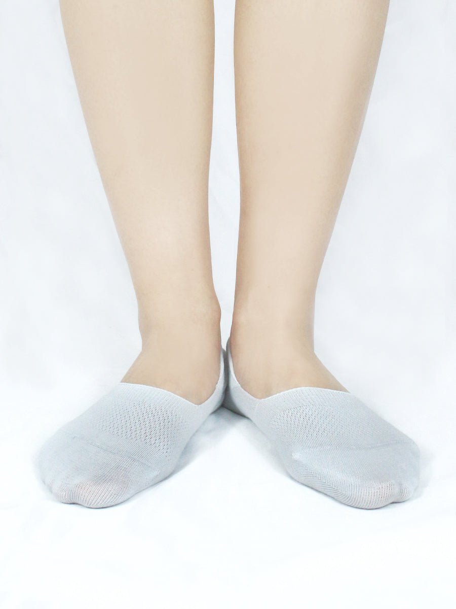 Bundle-4 Pairs (Buy 3 Get 1 Free)-No Show Socks Organic Cotton Non Slip, 9 Colors, Women and Men