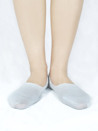 4 Pairs-No Show Socks Organic Cotton Non Slip, 9 Colors