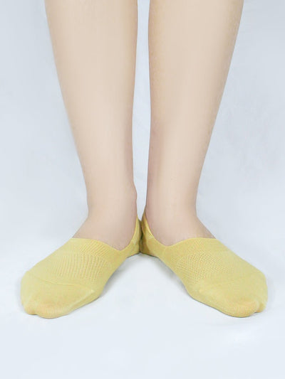 4 Pairs-No Show Socks Organic Cotton Non Slip, 9 Colors