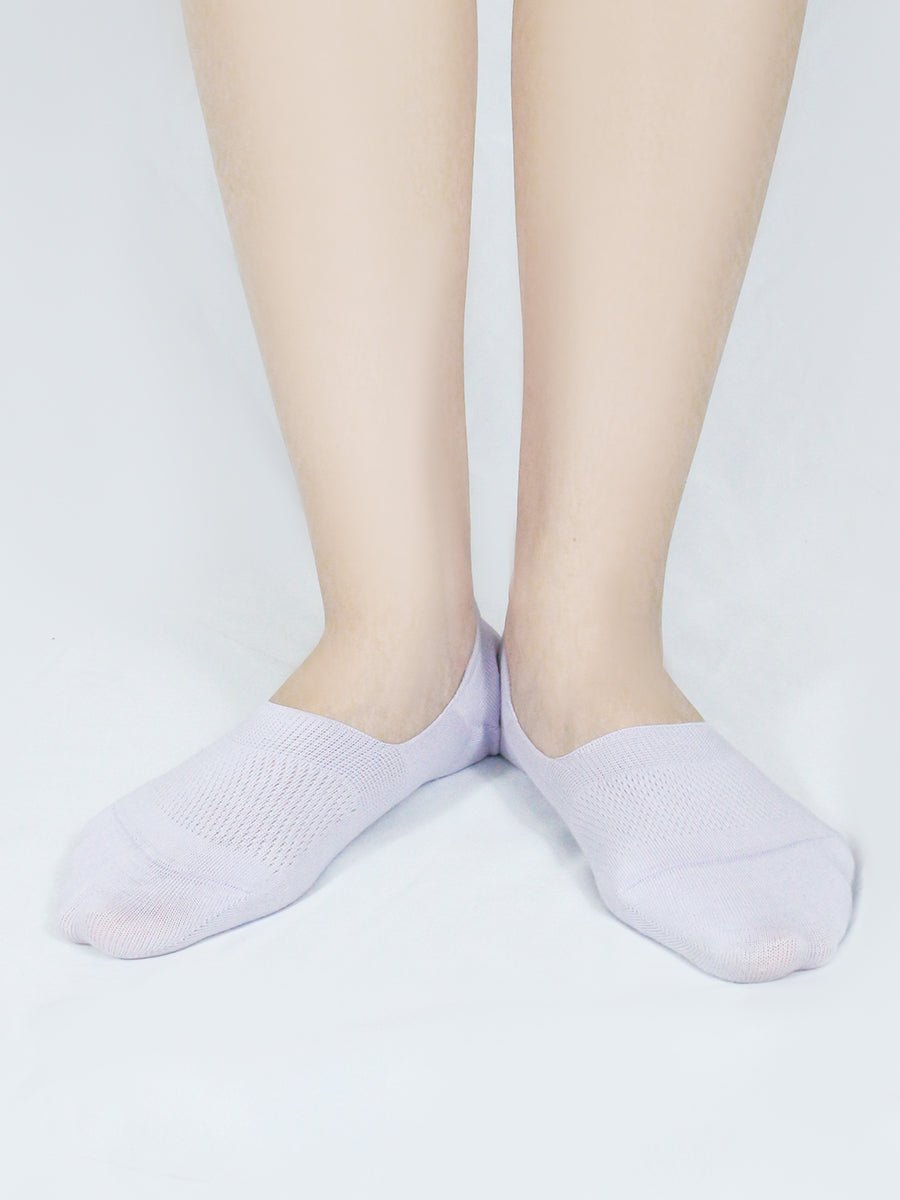 8 Pairs-No Show Socks Organic Cotton Non Slip, 9 Colors, women and men