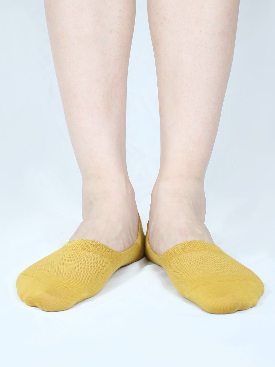 1 Pair-No Show Socks Organic Cotton Non Slip, 9 Colors