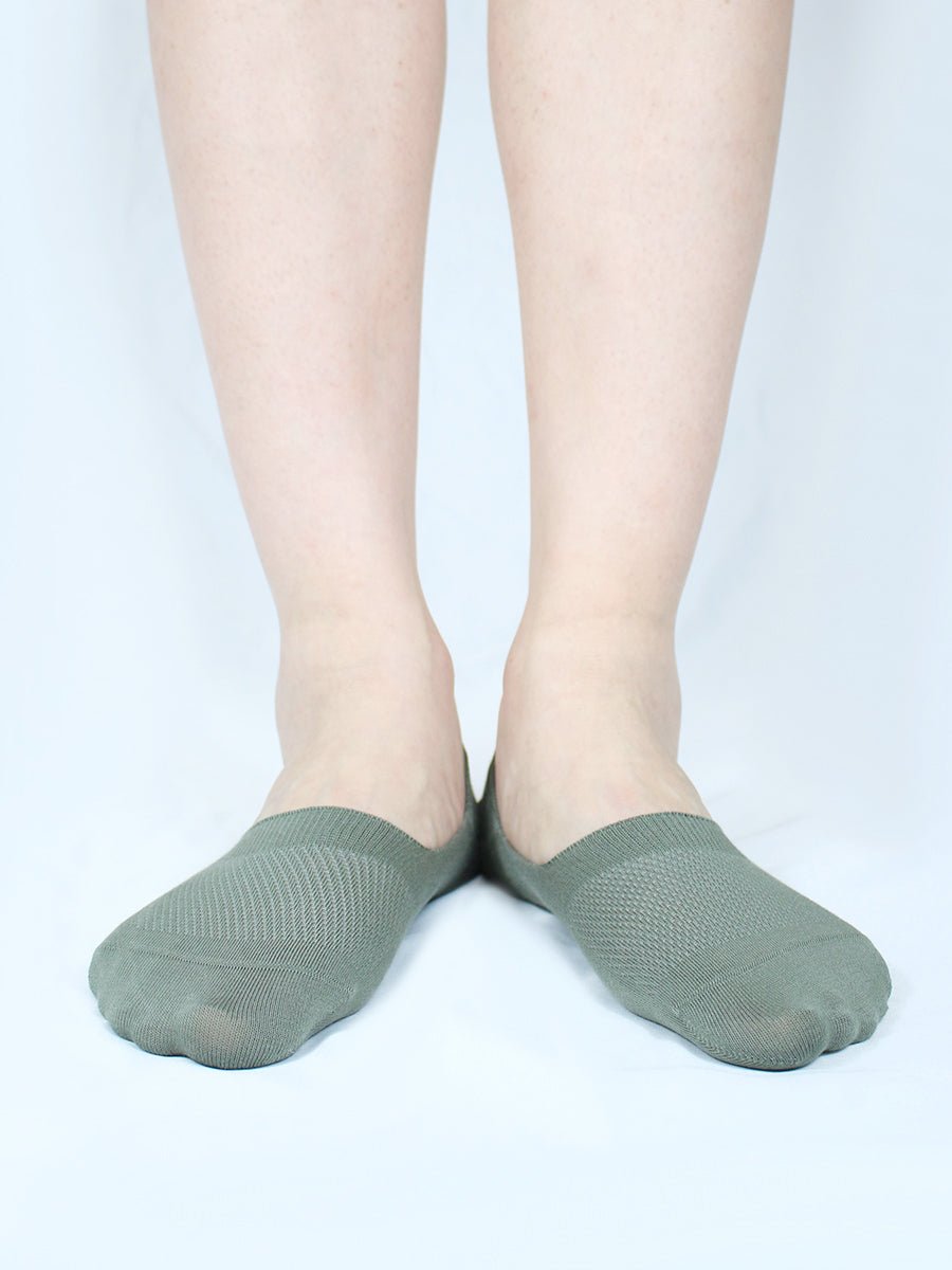 8 Pairs-No Show Socks Organic Cotton Non Slip, 9 Colors