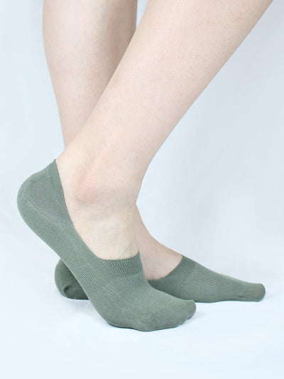 1 Pair-No Show Socks Organic Cotton Non Slip, 9 Colors