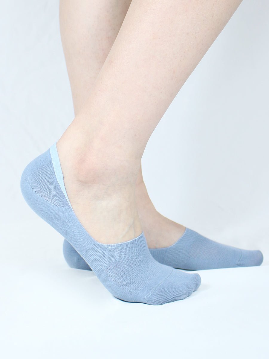 8 Pairs-No Show Socks Organic Cotton Non Slip, 9 Colors