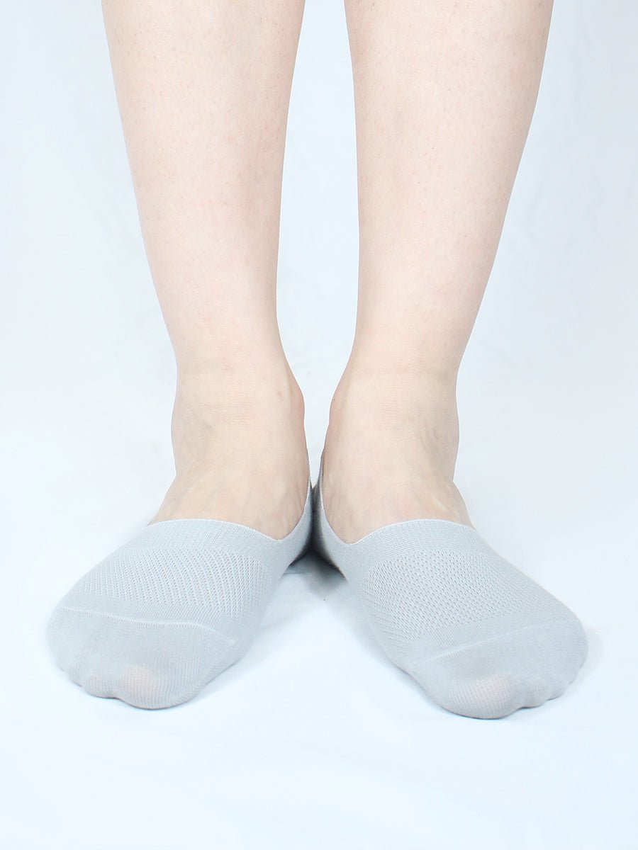 8 Pairs-No Show Socks Organic Cotton Non Slip, 9 Colors