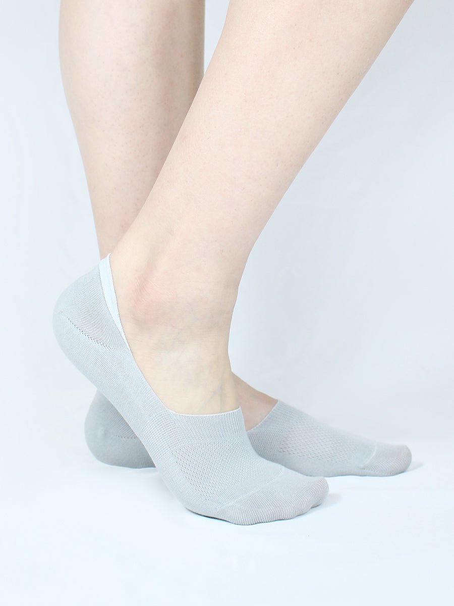 1 Pair-No Show Socks Organic Cotton Non Slip, 9 Colors