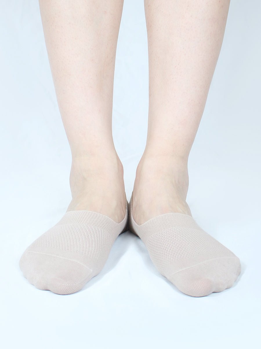 Bundle-4 Pairs (Buy 3 Get 1 Free)-No Show Socks Organic Cotton Non Slip, 9 Colors, Women and Men