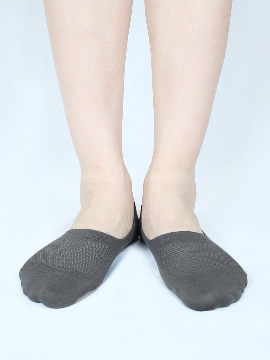 1 Pair-No Show Socks Organic Cotton Non Slip, 9 Colors