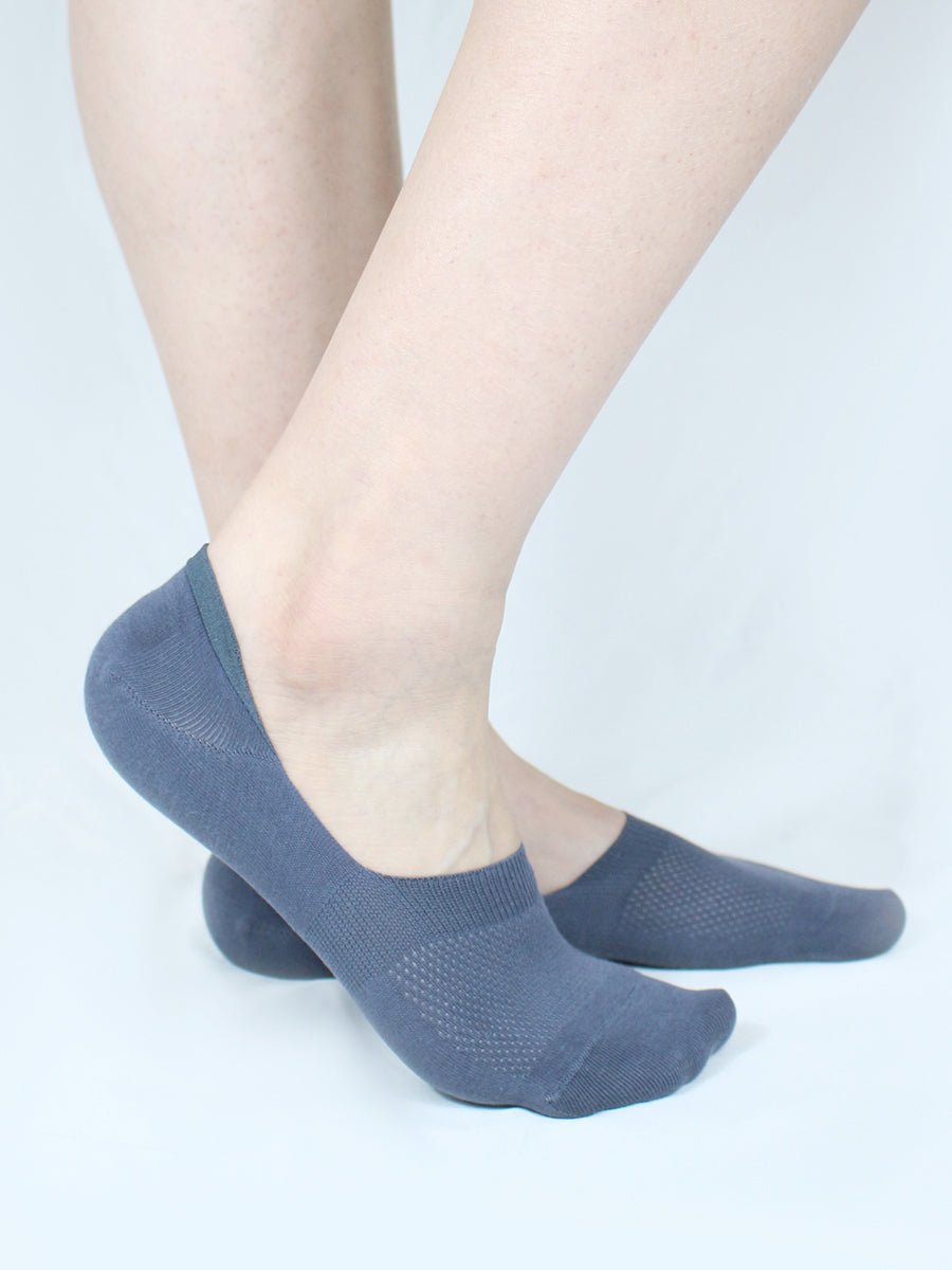 1 Pair-No Show Socks Organic Cotton Non Slip, 9 Colors